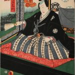 Estampe représentant un daïmyō, Utagawa Kunisada, xixe siècle, coll. part. ©MEP
