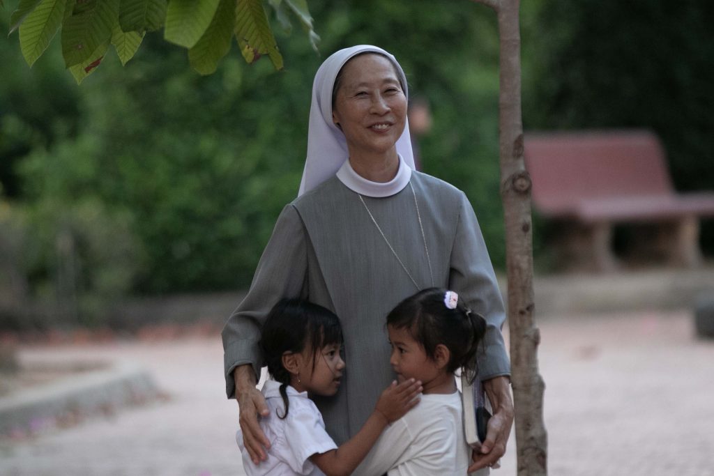 Soeur Grace incarne la joie dans sa mission au quotidien