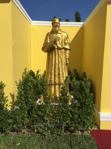 Statue de Mgr François Pallu à Ayuthaya, Thaïlande
